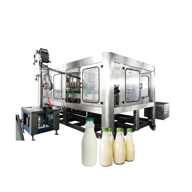 PE 병 음식 급료 스테인리스 무균 우유 충전물 기계 협력 업체